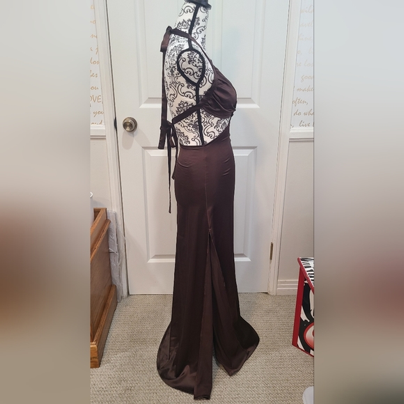 Peppermayo Palas Maxi Dress- Chocolate - Picture 8 of 10
